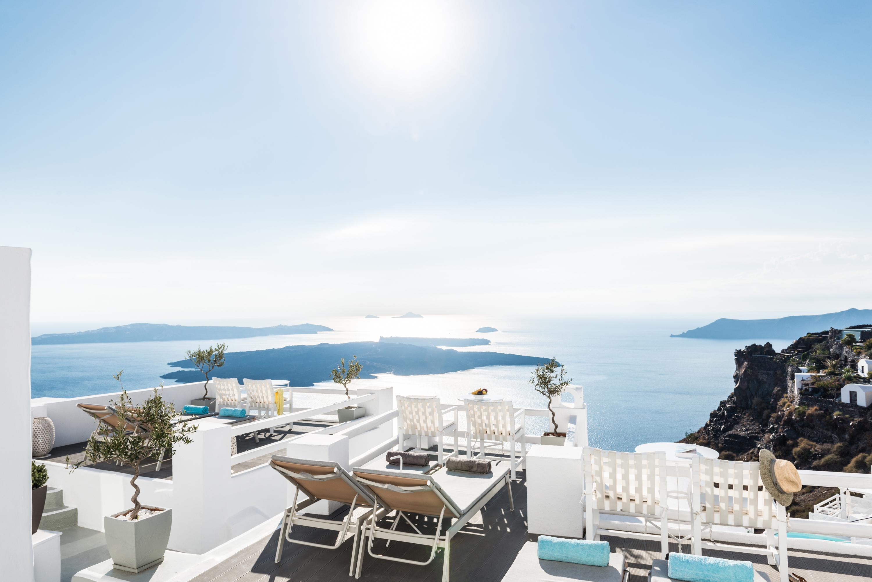 On The Rocks - Small Luxury Hotels Of The World (Adults Only) Imerovigli  Bagian luar foto