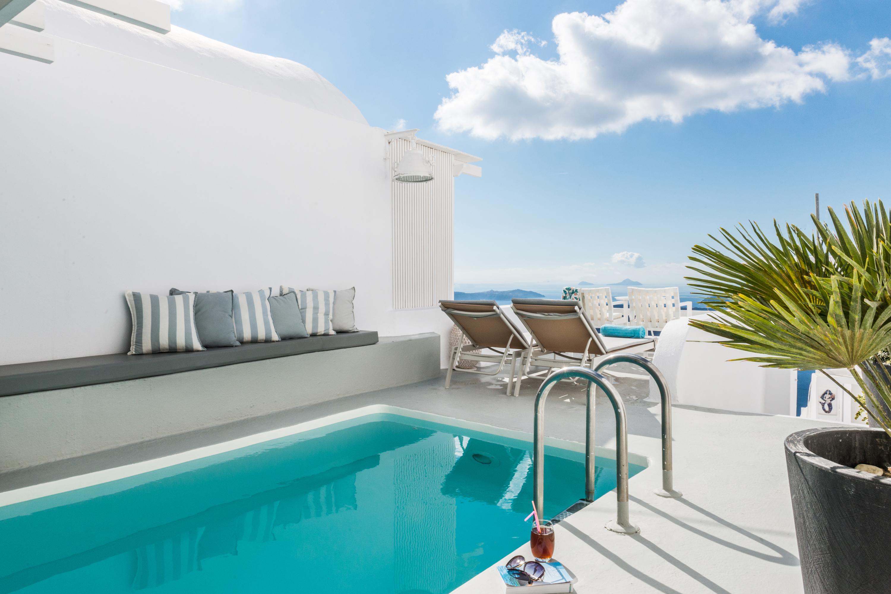 On The Rocks - Small Luxury Hotels Of The World (Adults Only) Imerovigli  Bagian luar foto